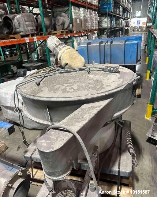 Used Sweco XS48S66TLUE Stainless Steel Vibratory Separator – 48” Diameter Single Deck Screener
