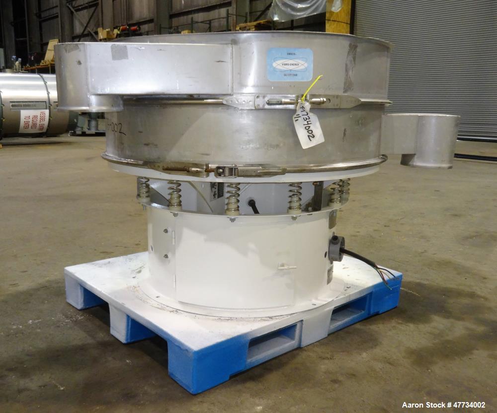 Used Sweco Screener, Model XS48S8815, Stainless Steel