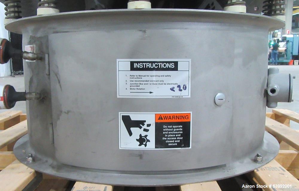 Used Sweco 48 Vibro Separator 3 Deck Stainless Steel 2 5 HP Motor Used Sweco 48 Vibro Separator 3 Deck Stainless Steel 2 5 HP Motor