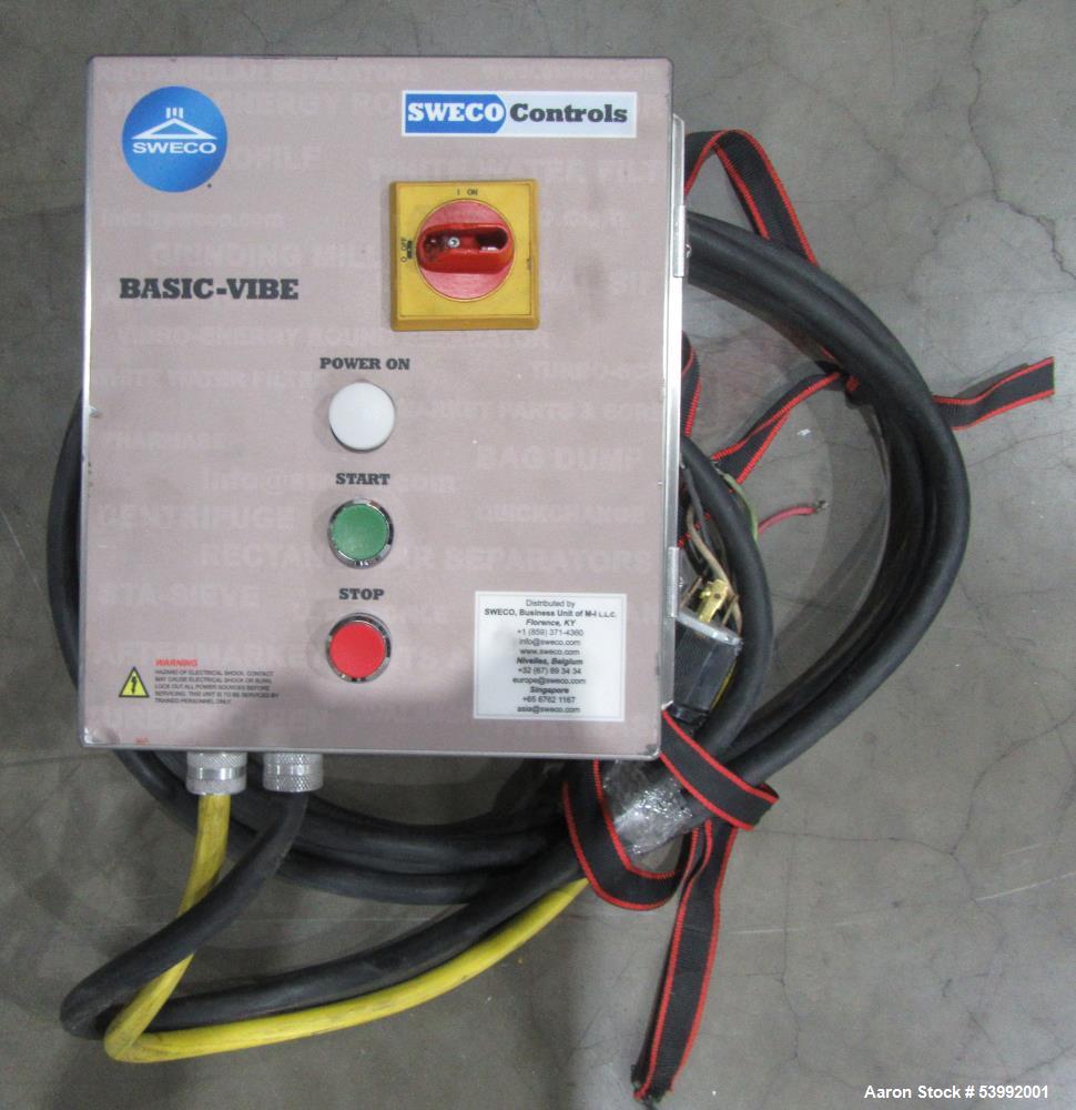 Used Sweco 48" Vibro-Energy Separator – 3 Deck Stainless Steel