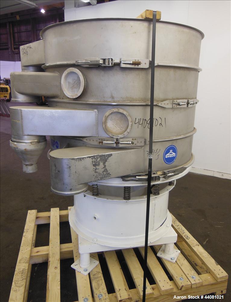 Used Stainless Steel Sweco Screener, Model XS48S88