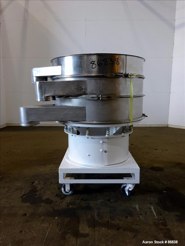 Used Sweco Screener, Model XS48S88, 304 stainless steel.