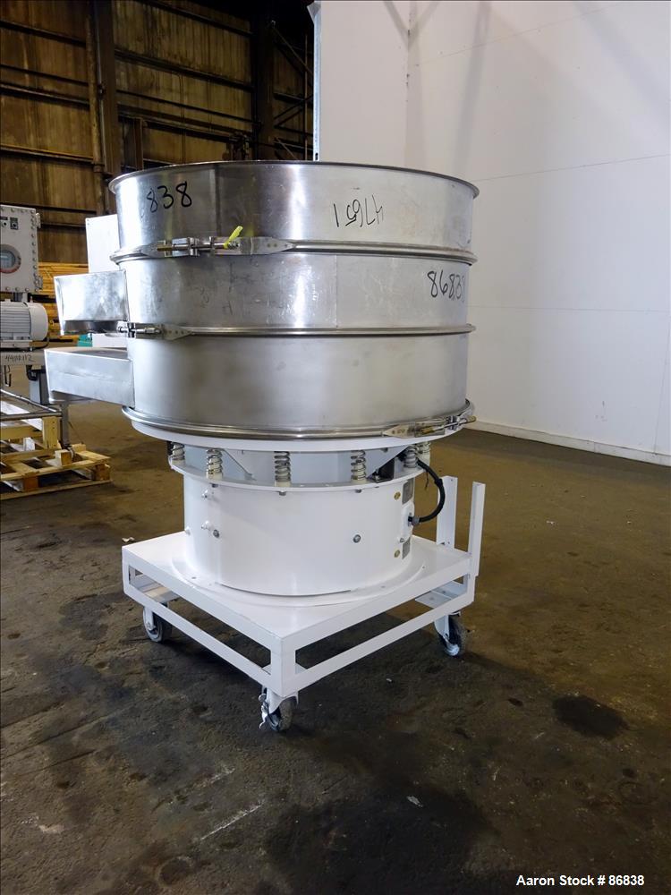 Used Sweco Screener, Model XS48S88, 304 stainless steel.