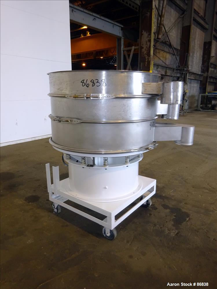 Used- Sweco Screener, Model XS48S88, 304 stainless steel.
