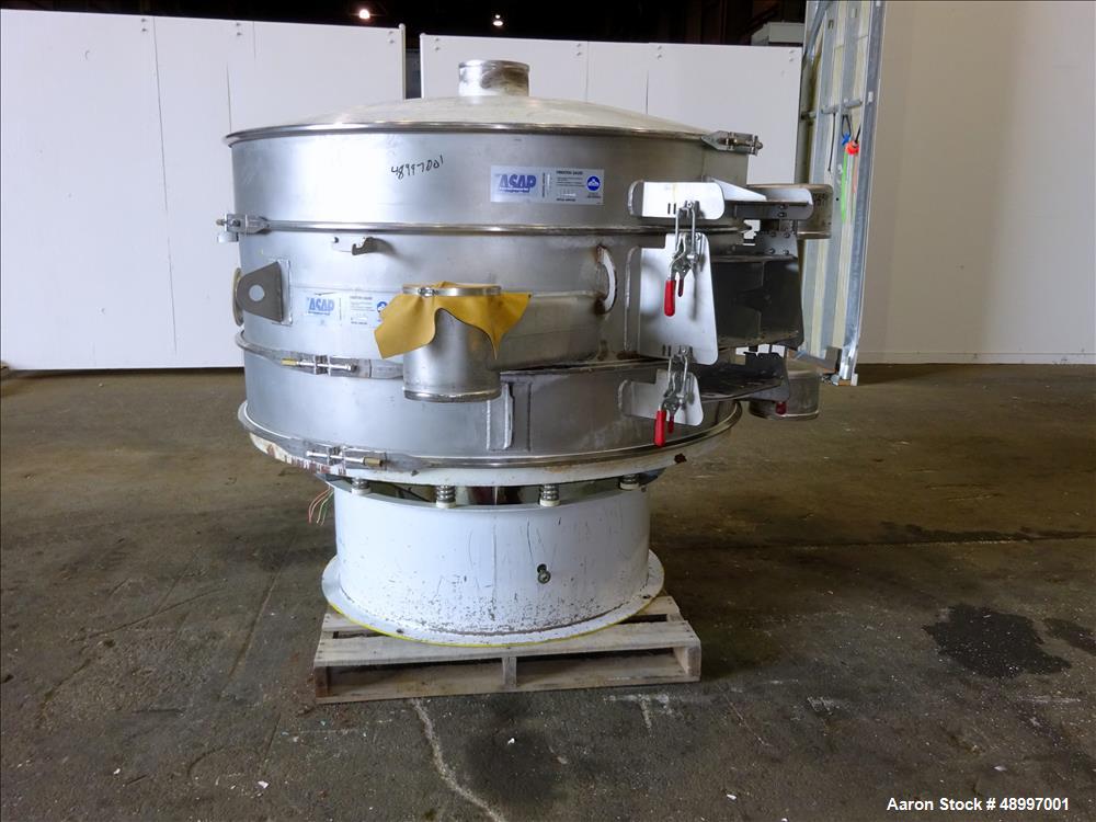 Used Sweco Screener Separator, Model XS60C88, 60" Diameter, 304 Stainless Steel