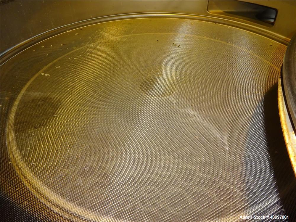 Used Sweco Screener Separator, Model XS60C88, 60" Diameter, 304 Stainless Steel