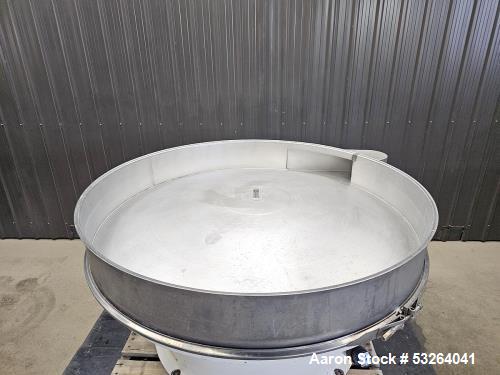 Used Sweco Vibrating Screener, Model XS60S888TLWC | 60” Diameter | 3-Deck Stainless Steel | 2.5 HP, 460V | Self-Cleaning Sandwich Screens