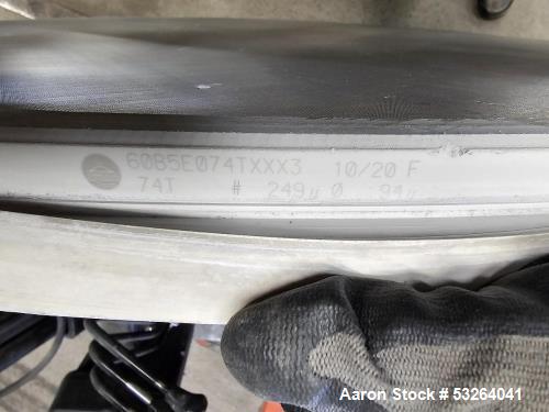 Used Sweco Vibrating Screener, Model XS60S888TLWC | 60” Diameter | 3-Deck Stainless Steel | 2.5 HP, 460V | Self-Cleaning Sandwich Screens