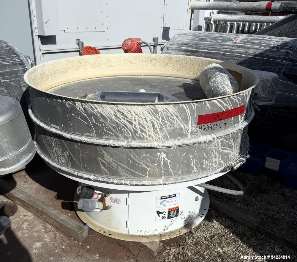 Used Sweco Vibro-Energy Separator 60" Diameter – Model XS60Y88HSTL, Single Deck