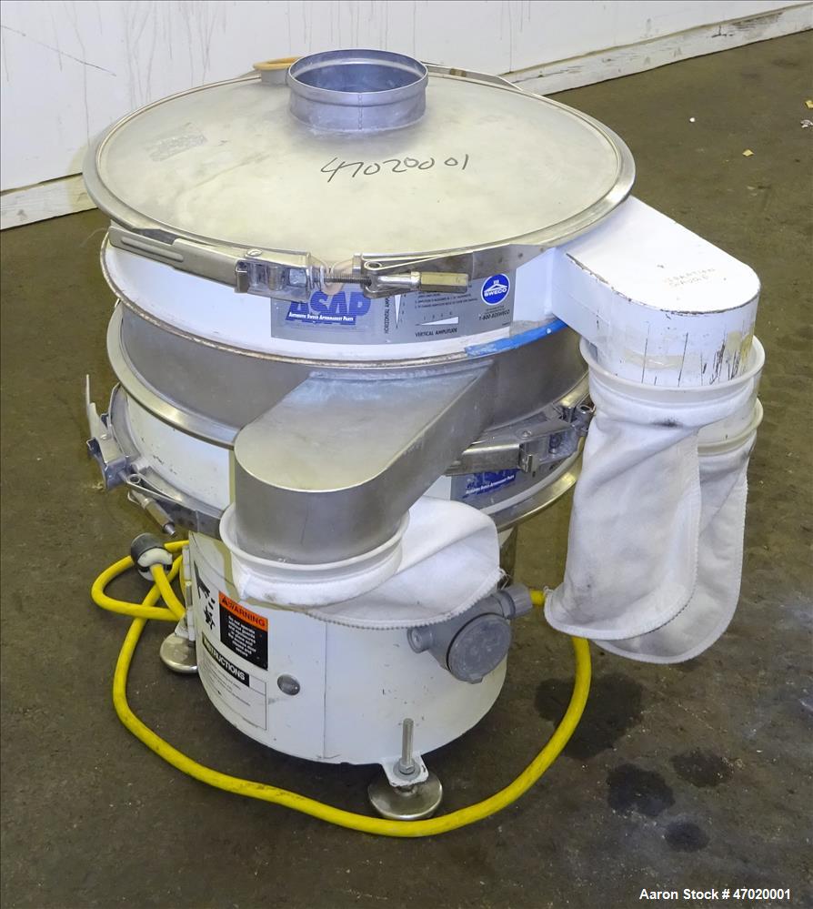 Used Sweco Screener, Model ZS24C44, 304 Stainless Steel.