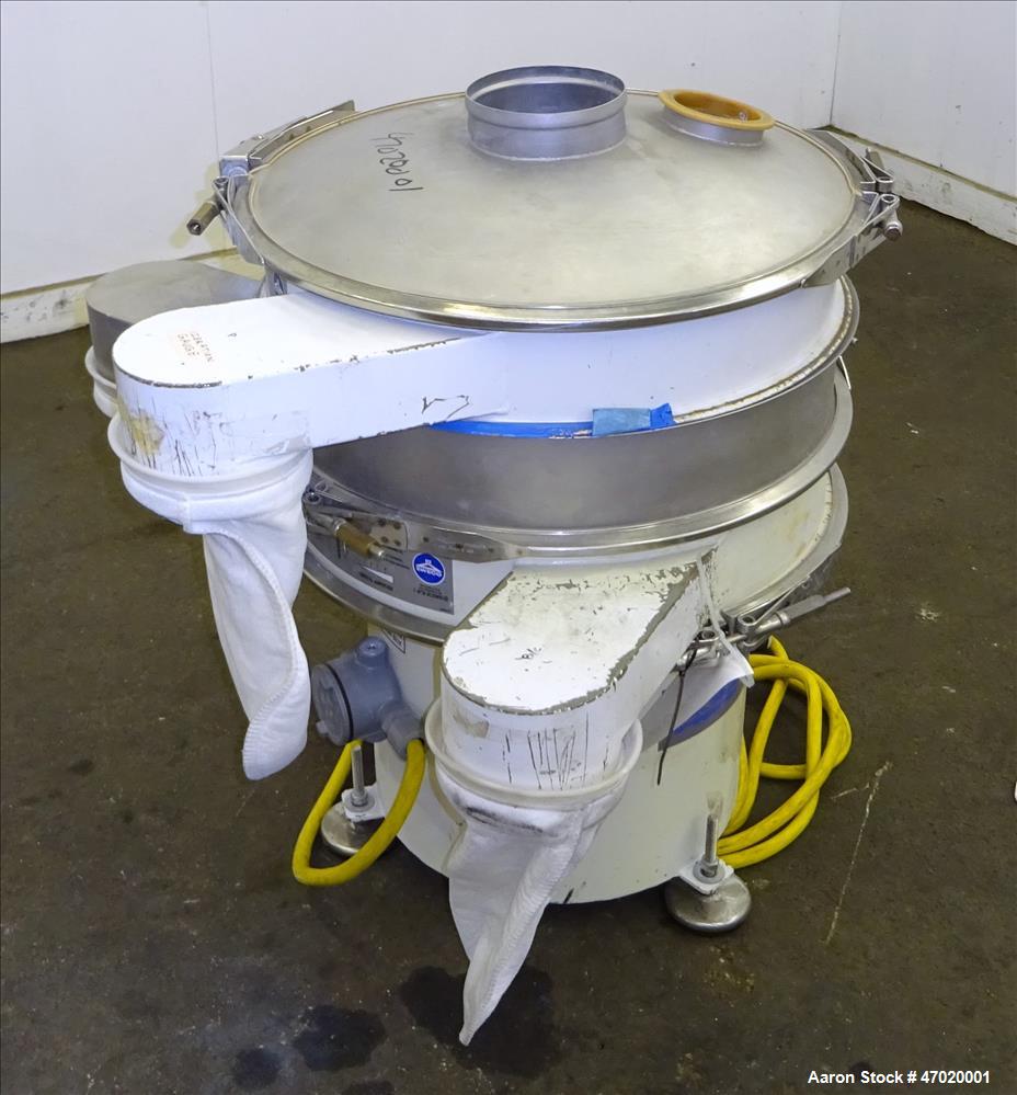 Used Sweco Screener, Model ZS24C44, 304 Stainless Steel.