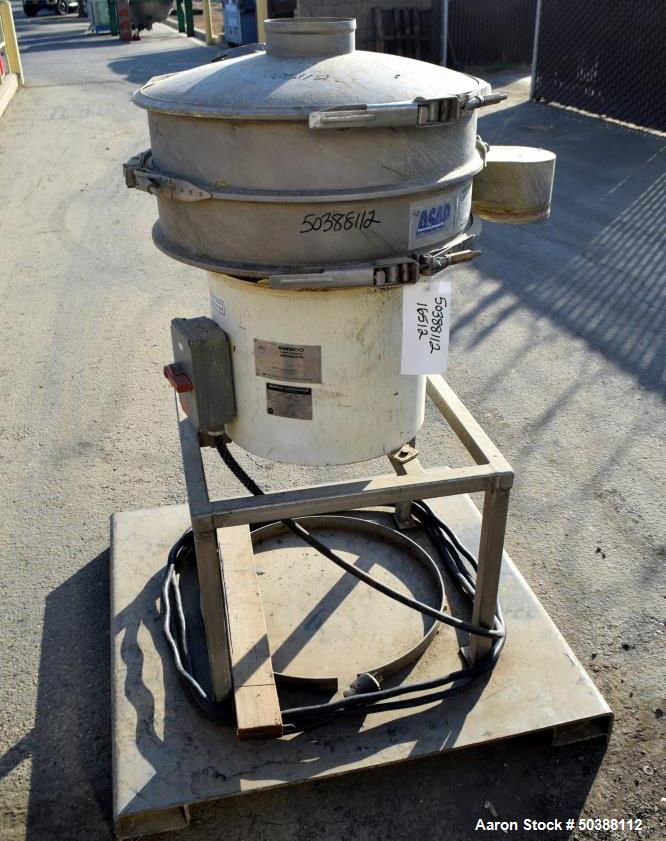 Used- Sweco Screener, 24" Diameter, Model ZS24S4444P3WC