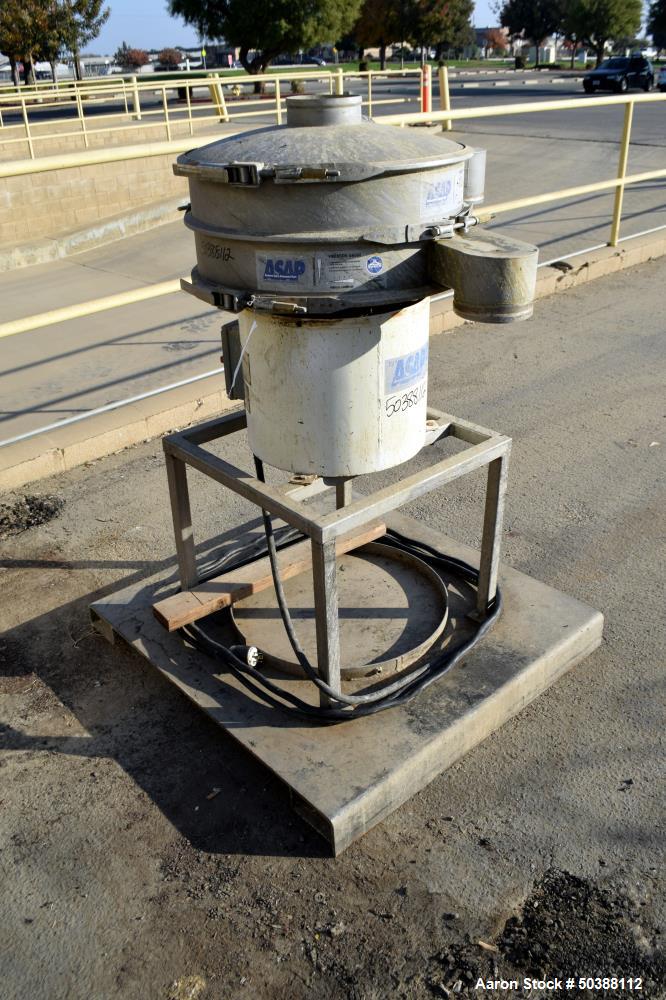 Used- Sweco Screener, 24" Diameter, Model ZS24S4444P3WC