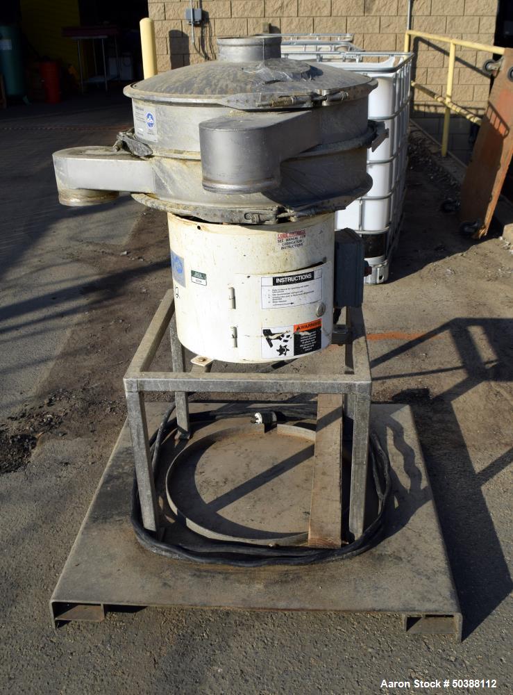 Used- Sweco Screener, 24" Diameter, Model ZS24S4444P3WC