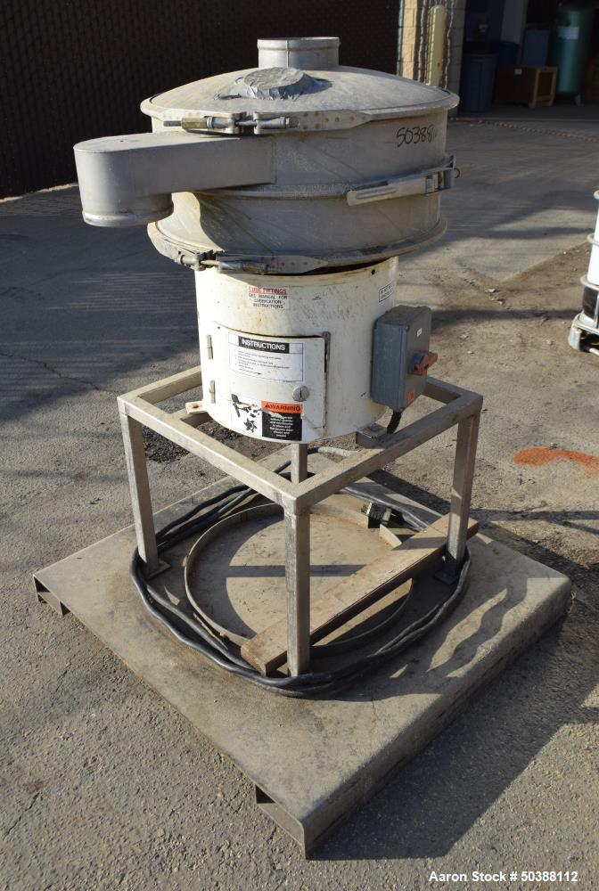 Used- Sweco Screener, 24" Diameter, Model ZS24S4444P3WC