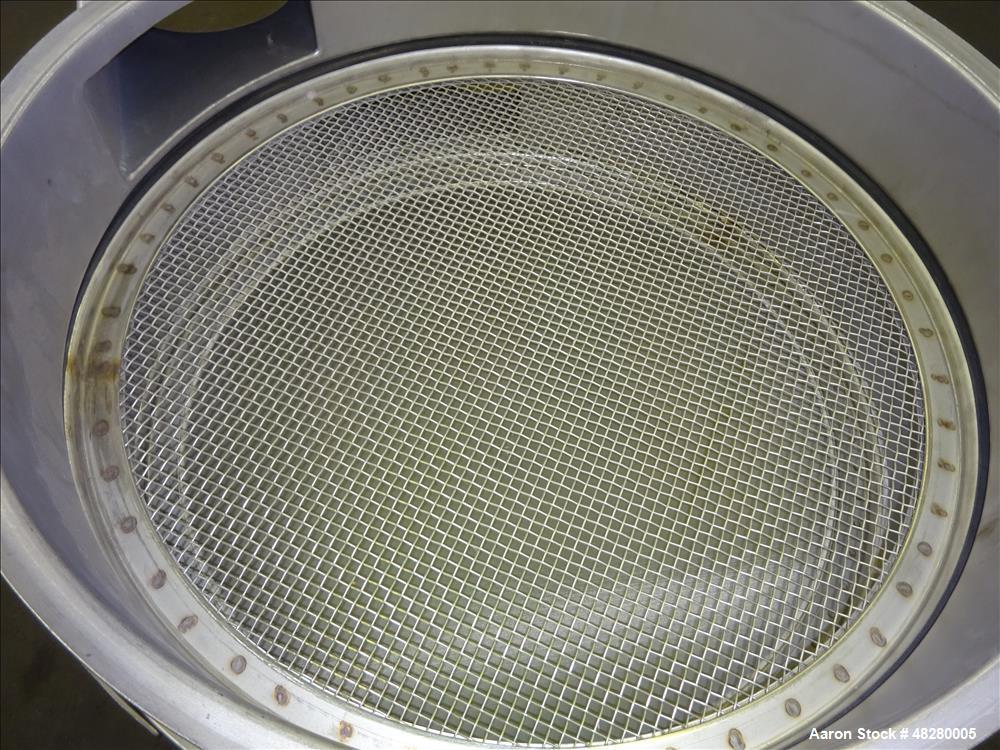Used Sweco 24" Screener, Model ZS24S86CBSDFWCXB, 304 Stainless Steel.