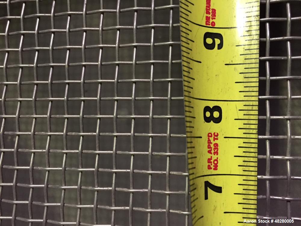 Used Sweco 24" Screener, Model ZS24S86CBSDFWCXB, 304 Stainless Steel.