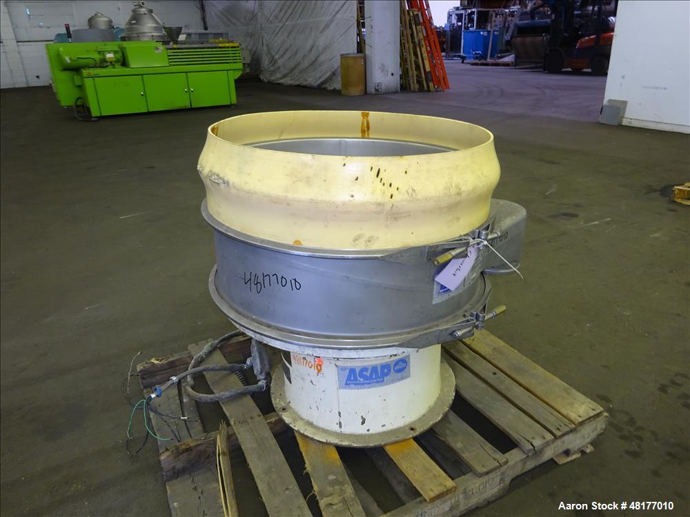 Used Sweco Screener, Model ZS30CBD, 304 Stainless Steel.