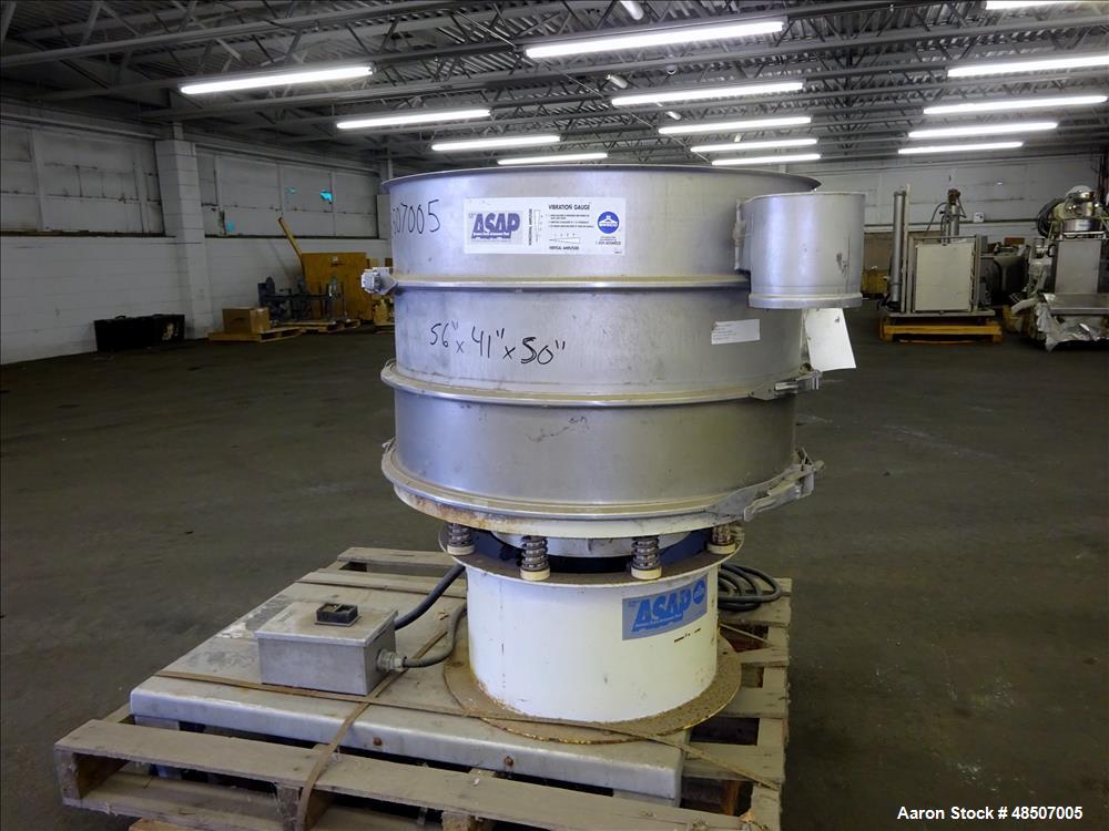 Used Sweco Screener, Model ZS30S66, 304 Stainless steel. 