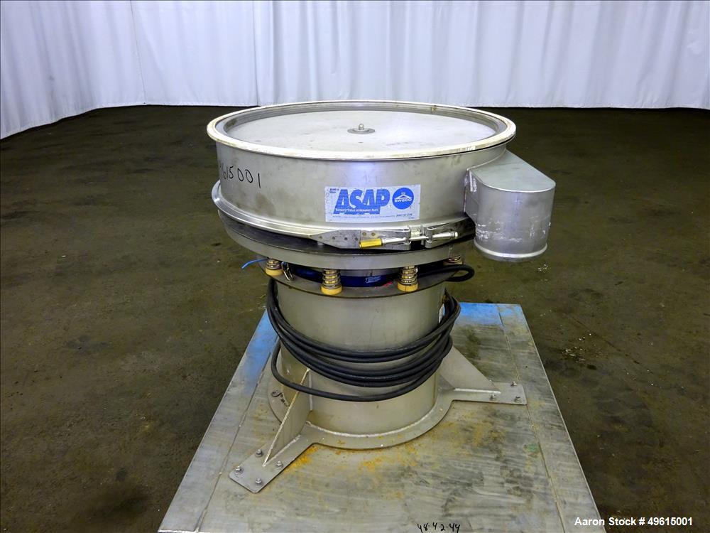 Used Sweco Vibratory Screener, Model ZS30Y66, 30" Diameter,