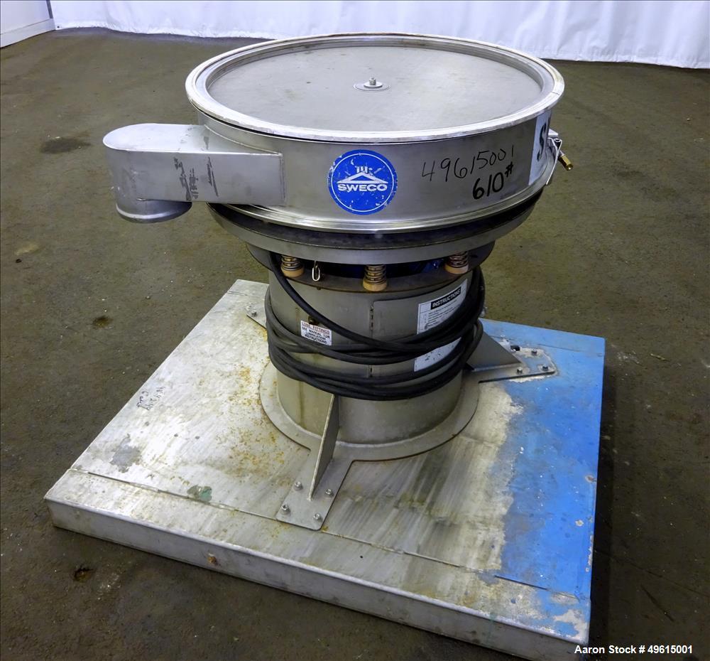 Used Sweco Vibratory Screener, Model ZS30Y66, 30" Diameter,