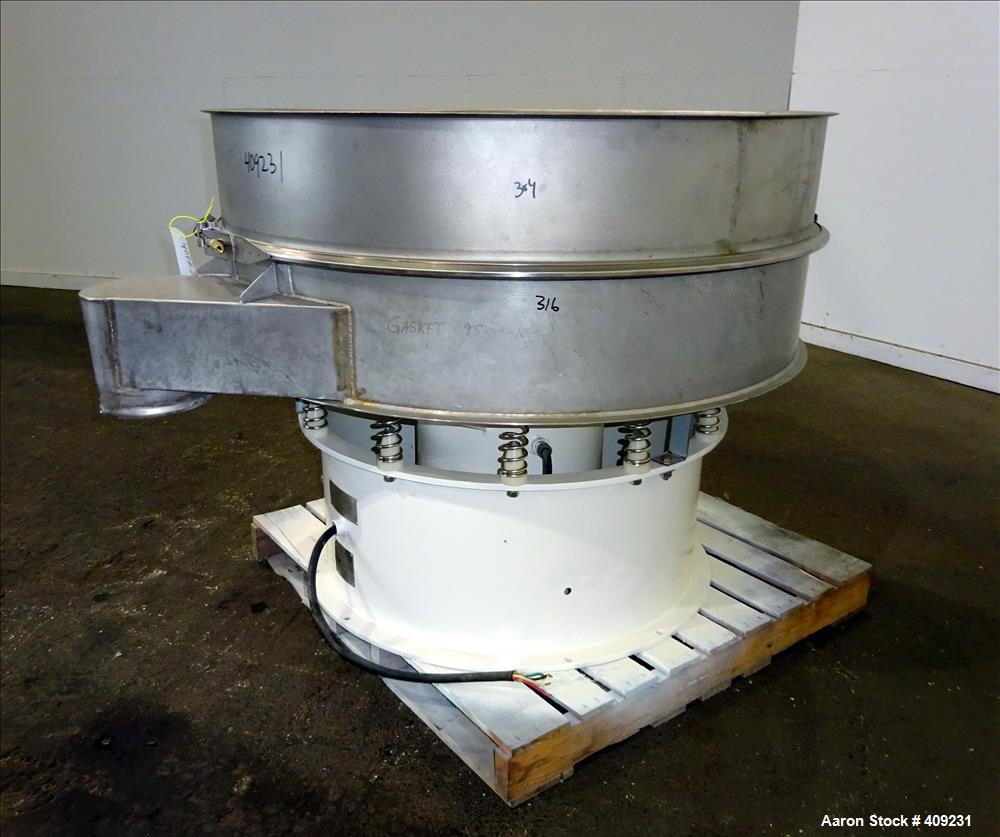 Used Sweco Screener Model C/9103-1B/CS, 48" Diameter, 304/316 Stainless Steel