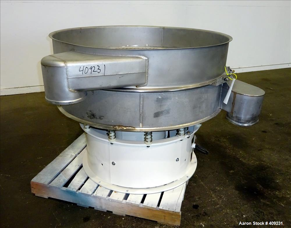 Used Sweco Screener Model C/9103-1B/CS, 48" Diameter, 304/316 Stainless Steel