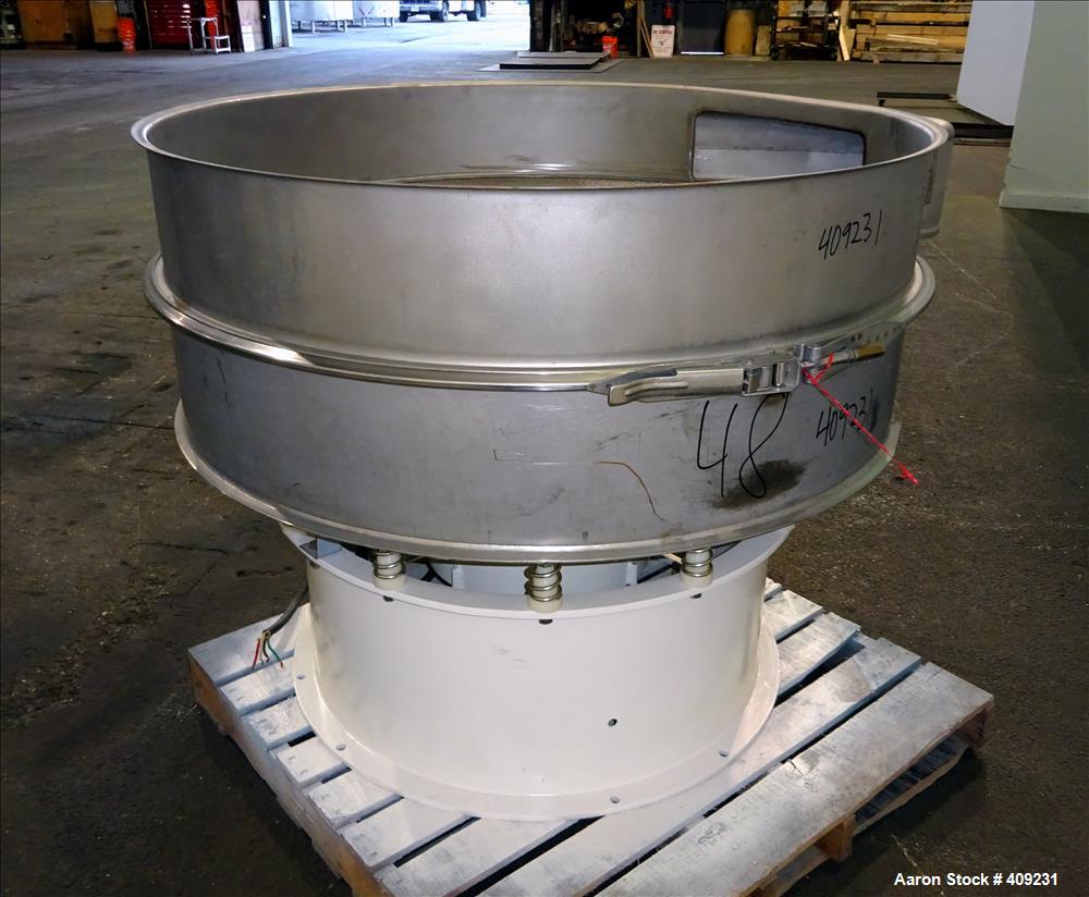 Used Sweco Screener Model C/9103-1B/CS, 48" Diameter, 304/316 Stainless Steel