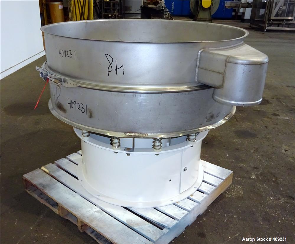 Used Sweco Screener Model C/9103-1B/CS, 48" Diameter, 304/316 Stainless Steel