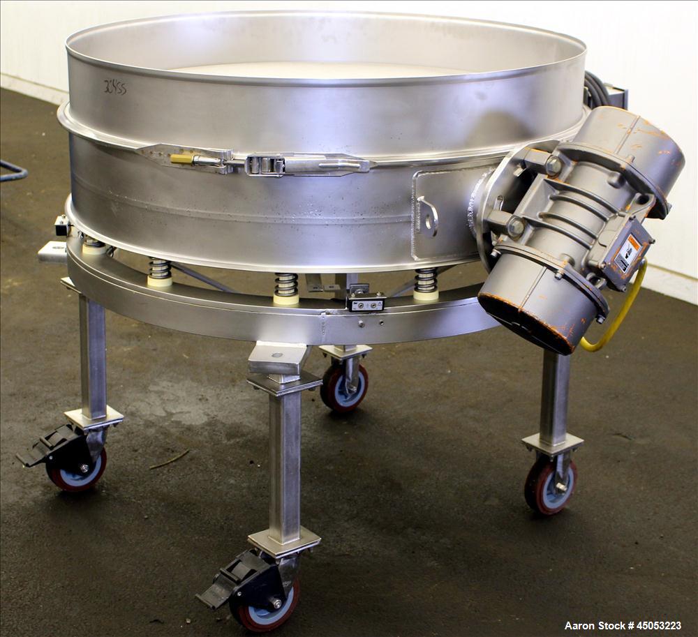 Used Stainless Steel Sweco Single Deck Vibratory Sieve