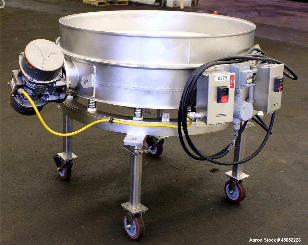 Used Stainless Steel Sweco Single Deck Vibratory Sieve