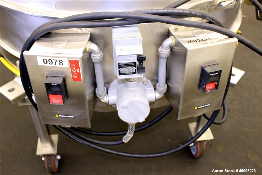 Used Stainless Steel Sweco Single Deck Vibratory Sieve