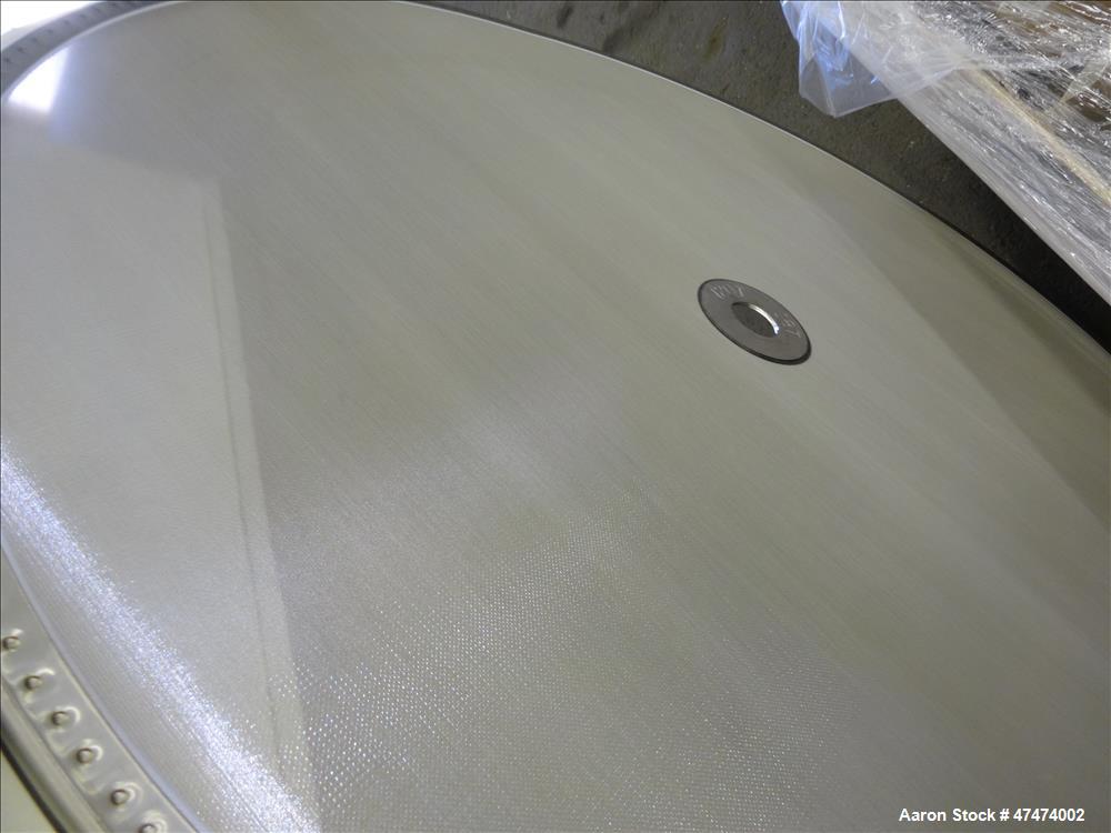 Used Screener, 48" diameter, 304/316 stainless steel, single deck, 2 separation