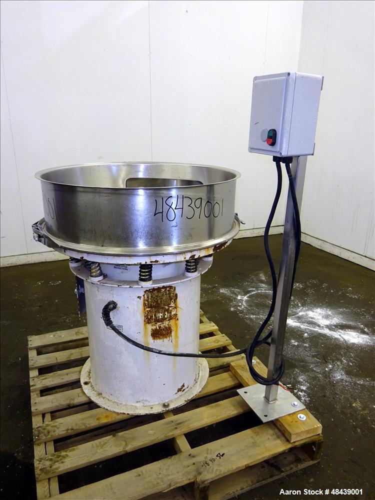 Used Sweco Scalper Screener 30" Diameter 316 Stainless Steel(Incomplete).