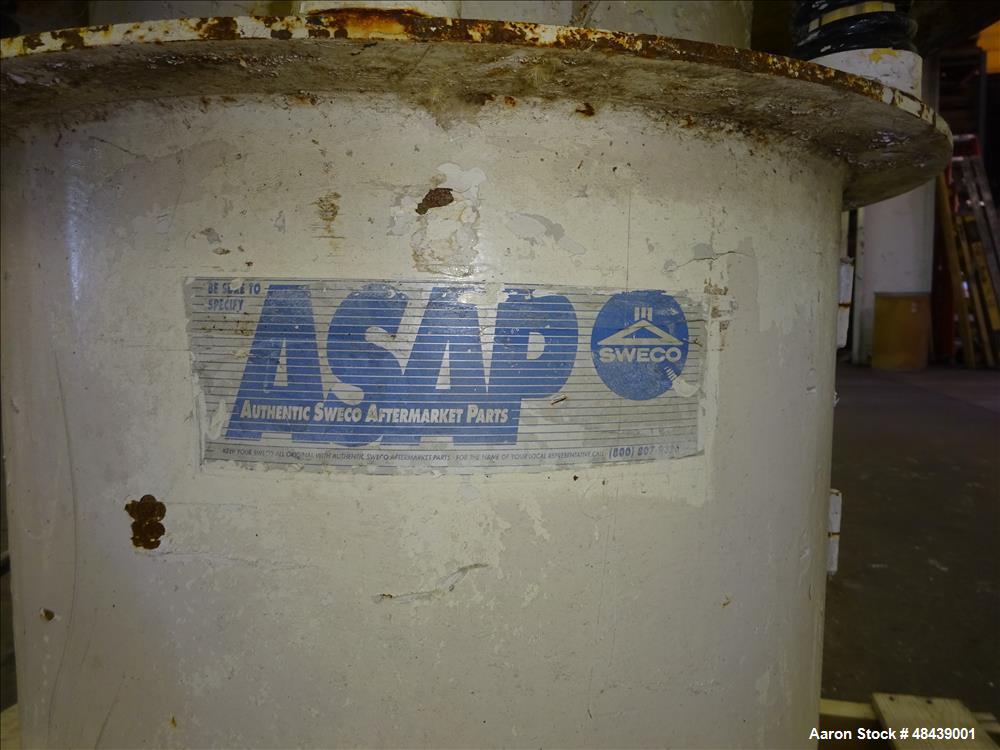 Used Sweco Scalper Screener 30" Diameter 316 Stainless Steel(Incomplete).