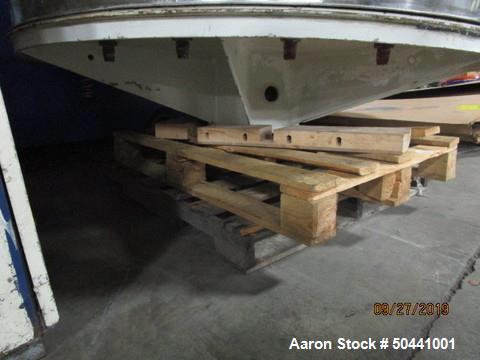 Used- Sweco 72" Diameter Sifter / Screener, Stainless steel. Single Deck, 2 separation. (2) 10" Top Side Openings, 8" Center...