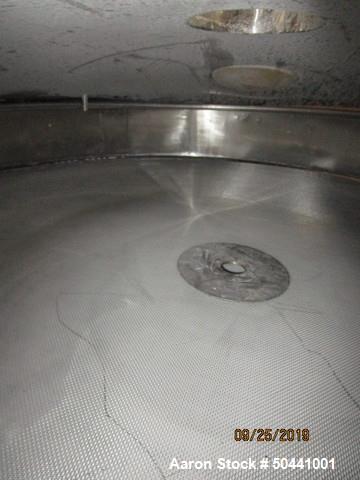Used- Sweco 72" Diameter Sifter / Screener, Stainless steel. Single Deck, 2 separation. (2) 10" Top Side Openings, 8" Center...