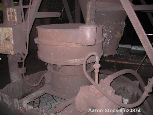 USED: Sweco screener, 24" diameter, single deck, carbon steel.