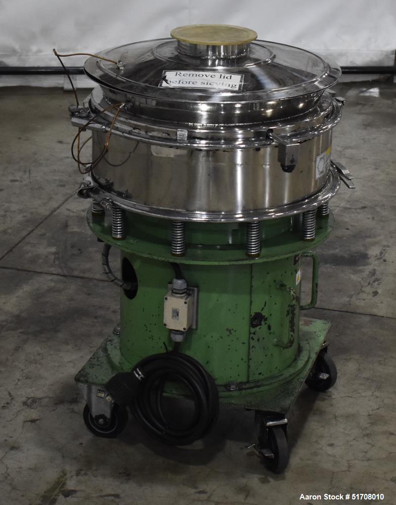 Used- Tokuju Vibrating Screener, Model TMR-50-1S