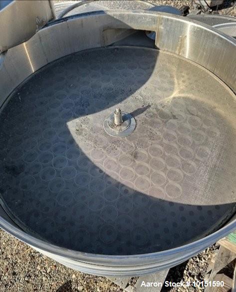 Used Thermal Engineering SAB-48BD11 Stainless Steel Separator Screener – 48" 2 Deck Vibratory Screener