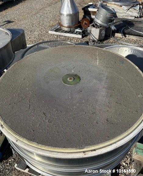 Used Thermal Engineering SAB-48BD11 Stainless Steel Separator Screener – 48" 2 Deck Vibratory Screener