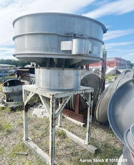 Used Thermal Engineering SSA-60BD11 Vibratory Shaker Screen – 60" Diameter Single Deck Screener