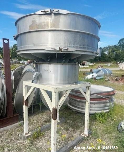 Used Thermal Engineering SSA-60BD11 Vibratory Shaker Screen – 60" Diameter Single Deck Screener