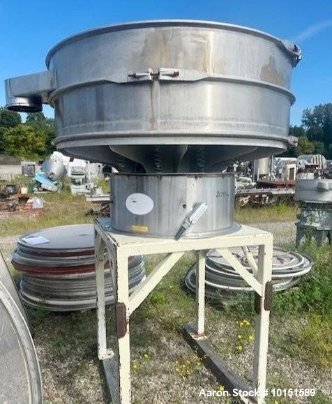 Used Thermal Engineering SSA-60BD11 Vibratory Shaker Screen – 60" Diameter Single Deck Screener