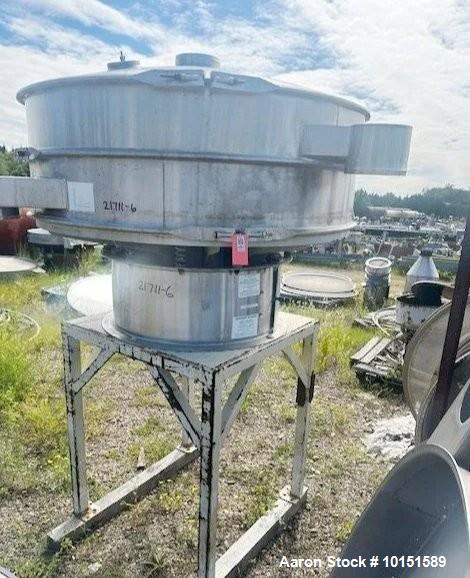 Used Thermal Engineering SSA-60BD11 Vibratory Shaker Screen – 60" Diameter Single Deck Screener