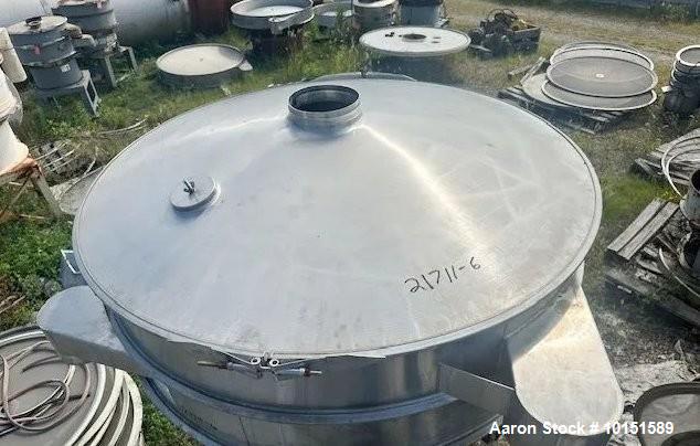 Used Thermal Engineering SSA-60BD11 Vibratory Shaker Screen – 60" Diameter Single Deck Screener