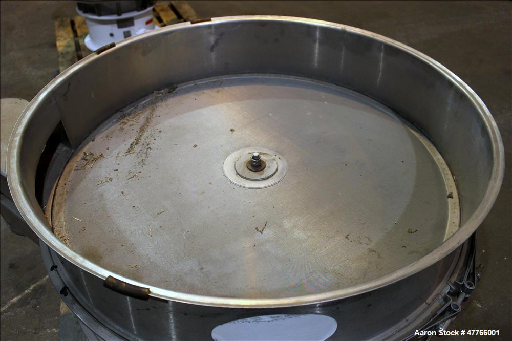 Used Thermal Engineering of Arizona Shaker Screen, Model T.E.A. 40, 304 Stainless Steel. 40" Diameter single deck, (2) separation, no top cover. Driven by 1/3hp, 3/60/230/460 volt, 1140 rpm motor. Mo...