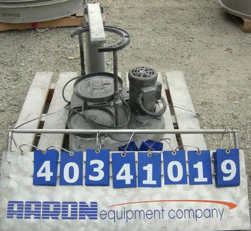 Used W.S. Tyler Rotap testing sieve shaker, model B, 8" diameter. Driven by a 1/4 hp, 1/60/115/208-230 volt, 1725 rpm motor. Base mounted.