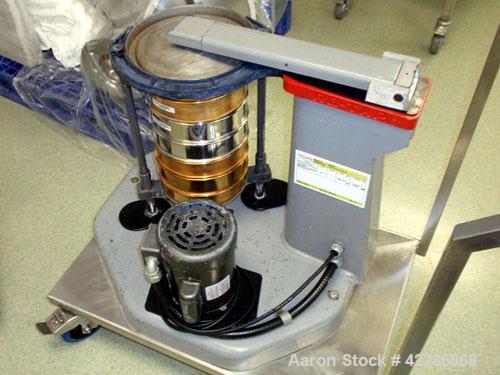 Used W.S. Tyler Rotap 8” Sieve, Model RX-29. 0.25 HP, 115-208/230 volt motor, on base, serial# 1395.