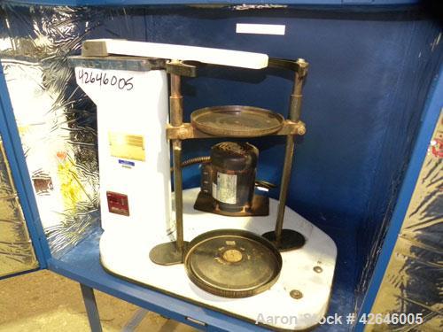 Used W.S. Tyler Ro-Tap Testing Sieve Shaker, model RX-29, 8" diameter. 278 Revolutions per minute, 150 tappings per minute. Driven by a  1/4 hp, 1/60/115/230 volt, 1725 rpm motor. Includes a model R3...